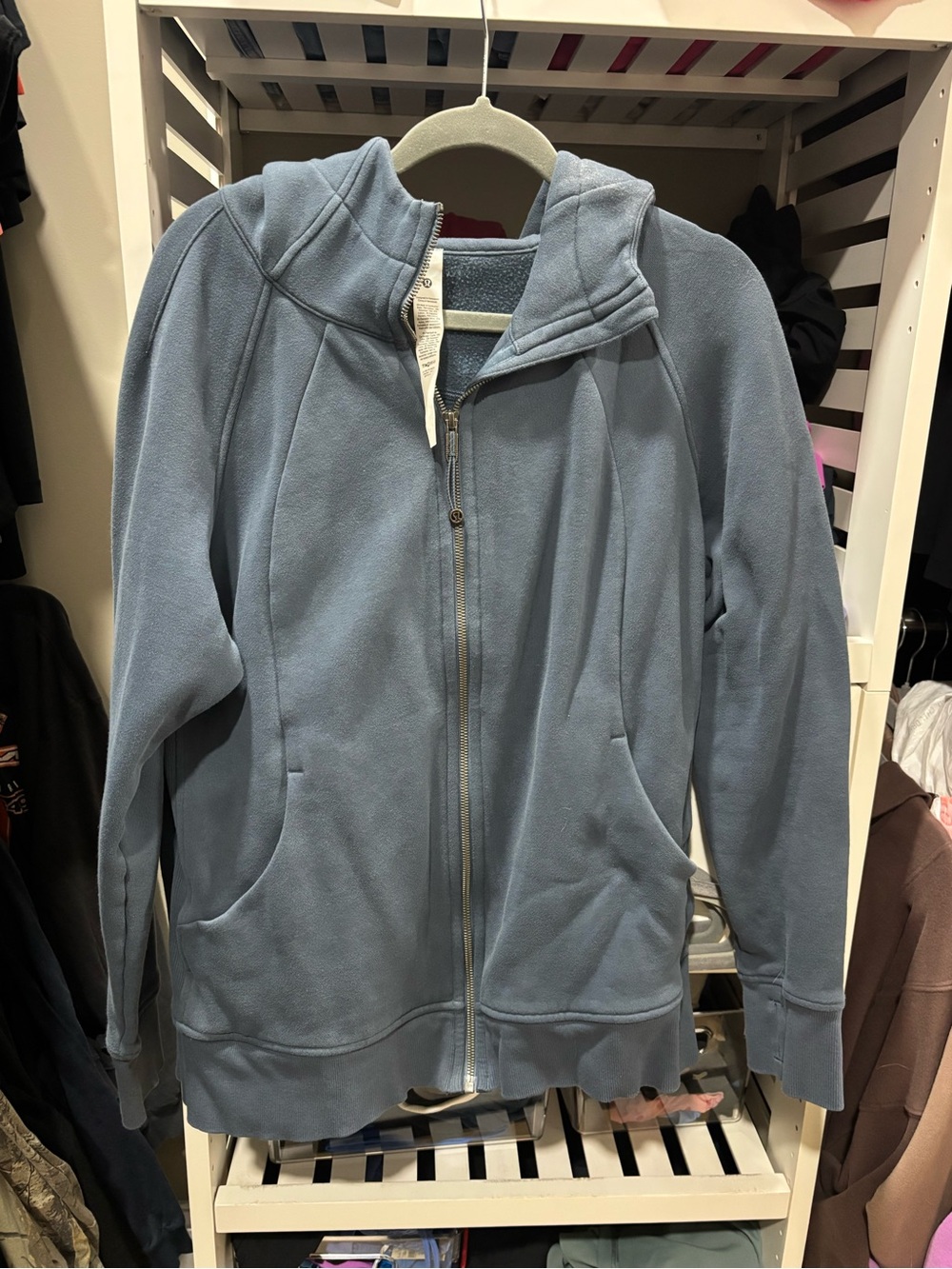 lululemon athletica Dusty Blue Full-Zip Hoodie Jacket